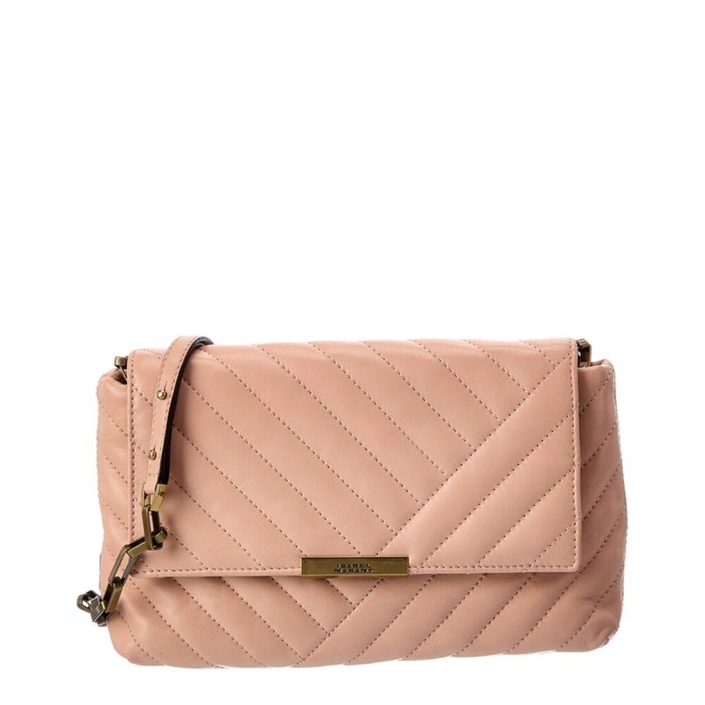 Isabel Marant Leather Shoulder Bag, Pink
